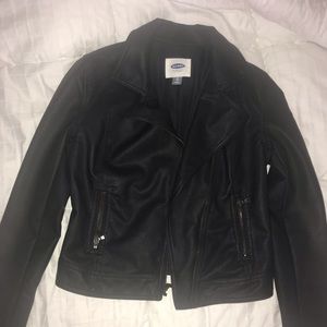 Faux Leather jacket.